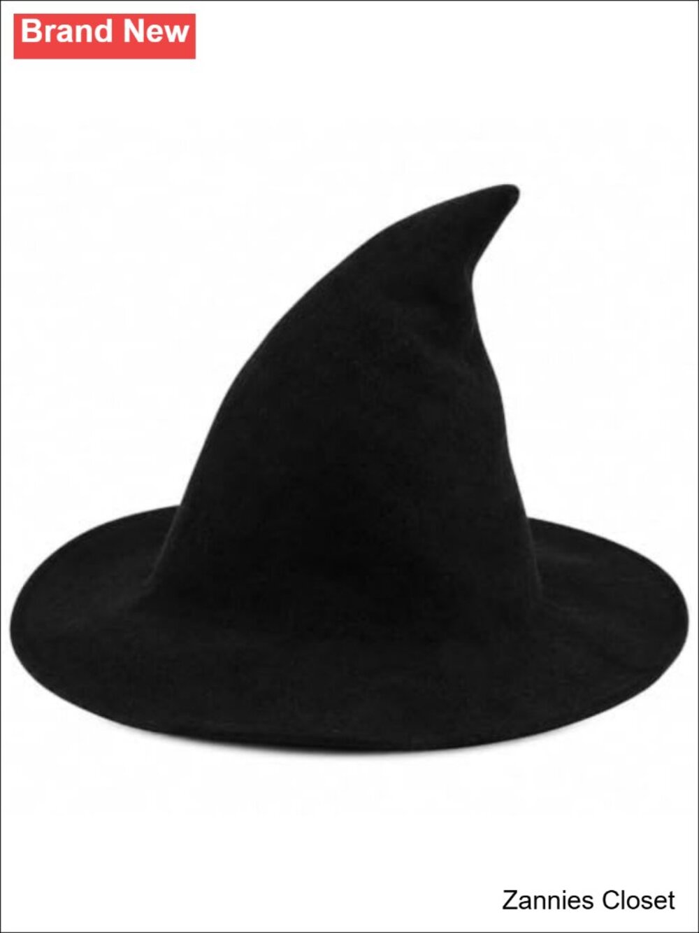 👻 Witch Wizard Hat Adult Halloween Cosplay Costume Accessory Polyester